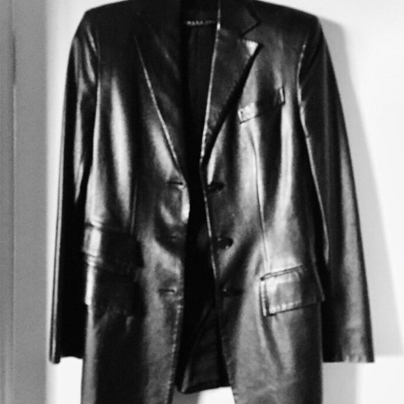 Richard Tyler Leather Jacket - Picture 3 of 8